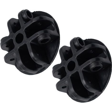 Lot de 2 supports de connexion centraux robustes en plastique pour tonnelle – Installation facile, pièces de rechange pour pavillon, tente, parasol, tonnelle (1/5)