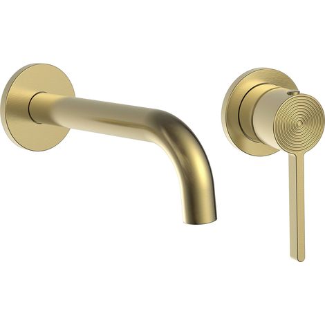 WALL MOUNTED BASIN FAUCET REA FOSTER BRUSH GOLD  + BOX