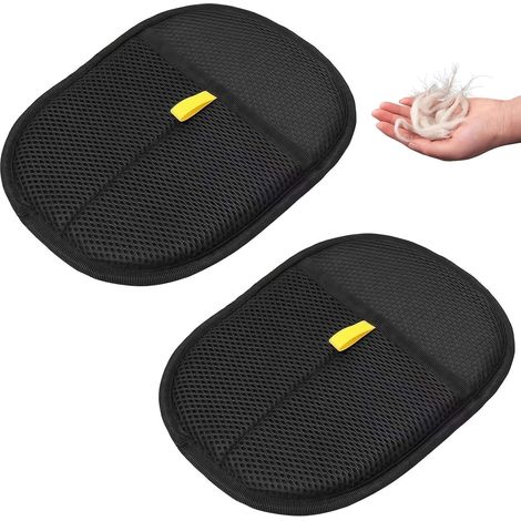 Set di 2 guanti per la rimozione del pelo degli animali domestici, guanti magici per la toelettatura di cani e gatti, guanti districanti e detergenti per la rimozione del pelo degli animali (1/5)