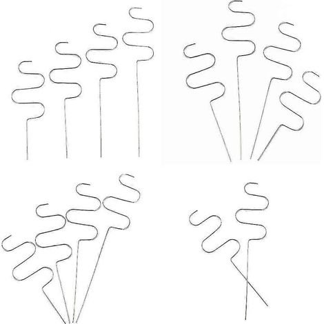 Indoor Plant Trellis, Small Trellis For Monstera, Ivy, Vines And Other Ivy Climbers Indoor Plant Trellis For Potted Plants - 30cm 4 Pack (silver) (1/2)