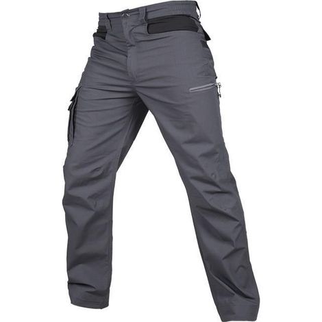 pantalón de trabajo gris antracita 215 g/m2 65% poliéster, talla 50 (1/5)