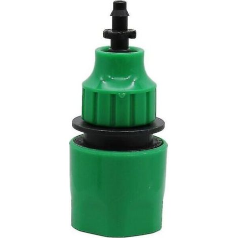 Enrouleur mural pour tuyau d'irrigation jardin – Compatible 4/7 mm et 8/11 mm – Raccord rapide – Installation facile sur mur (1/3)