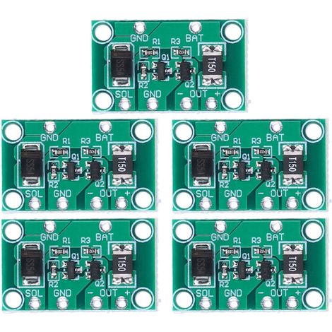 Carte de Contrôleur de Charge Solaire 5 Pièces S665, Carte de Circuit de Module de Contrôleur de Charge de Batterie de Contrôle de la Lumière pour Lampes de Pelouse Solaires, Lampe Murale Solaire (1/5)