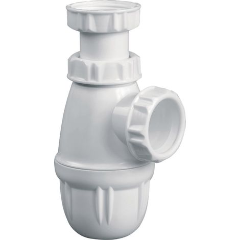 siphon lavabo - réglable - diamètre 32 mm - blanc - nf - altech 61030000134 (1/2)