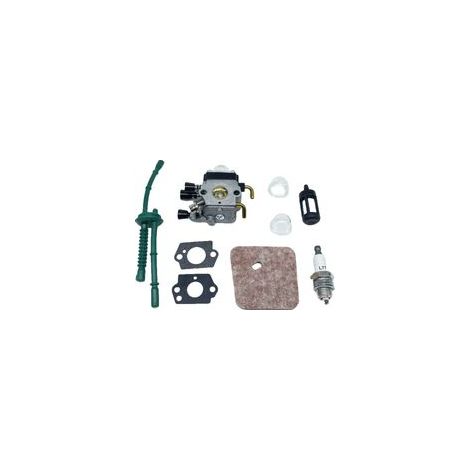 Carburateur avec kit de Conduite de Carburant Filtre à air pour STIHL FS38 FS45 FS46 FS55 KM55 Coupe-Herbe Mangeur de Mauvaises Herbes