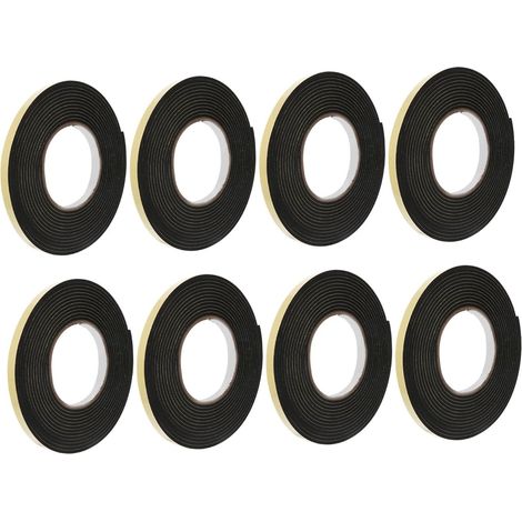 8rouleaux Ruban Adhésif Eva Pour Joints De Fenêtre Ruban Éponge Adhésif Pour Maison Bande Étanchéité Pour Fenêtre (1/5)