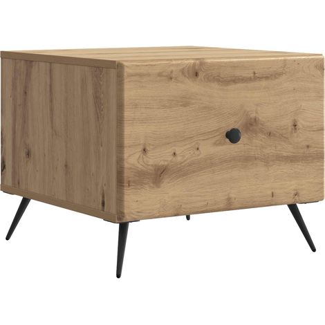 vidaXL Tavolino da salotto Rovere Artigianale 49 x 50 x 40 cm