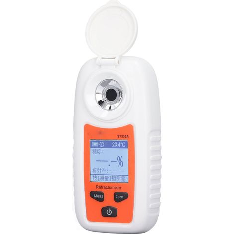 Réfractomètre numérique LCD Brix, couvercle antidérapant et anti-poussière, testeur de douceur Brix pour fruits (1/5)