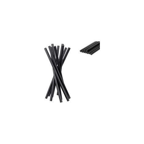 Lot de 50 bâtons de colle chaude 270 x 11 mm – Colle extra forte pour débosselage automobile – Compatible tissu et plastique – Noir