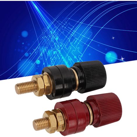 Bornier extra-large 555 en cuivre pur, tige de cuivre, borne de mise à la terre en bakélite de 60 mm, bornier pour onduleur M1060 (1/5)