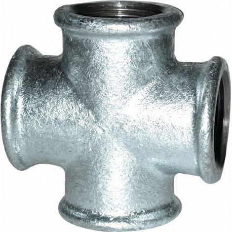 Kreuz 90° weiblich 20x27 verzinkt