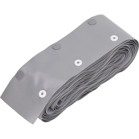 Manchon de protection de câble, ignifuge, ignifuge, en PVC, bouton POM, gaine de fil, Tube de protection de cordon d'alimentation, 5m/196,9 pouces (1/5)