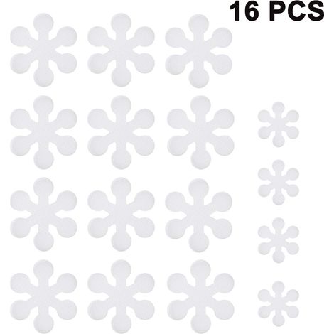 Anti-slip rubber stickers, snowflake pattern, for bathtub, bathroom