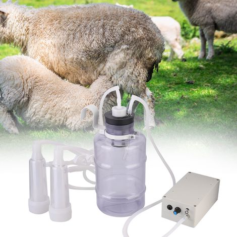 Machine à traire transparente PC 2L épaisse et silencieuse (moutons) (1/5)