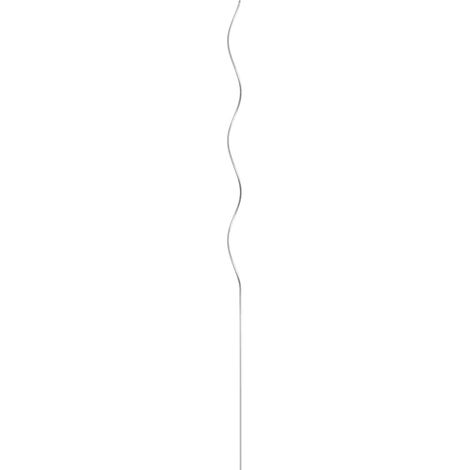 50 pcs Spiral Plant Supports 110 cm Galvanised Steel vidaXL