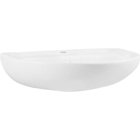 Lavabo suspendido 60 cm blanco brillo - Vitra Normus (1/4)