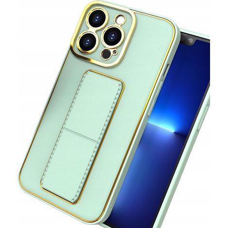 Nuova custodia con supporto per Samsung Galaxy A13, colore verde. (1/5)