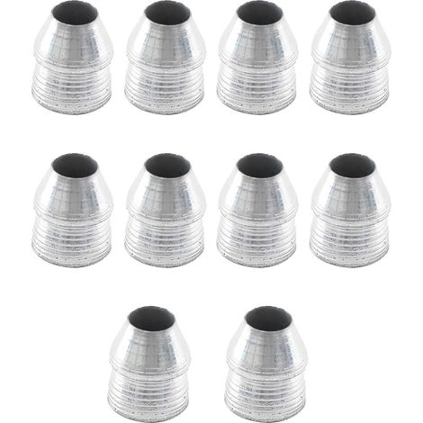 10 x Round Safety Steel Handle Corners for Axe, Hammer Handle Splitting Shim, Set of Shims, Claw Hammer Sledge, Diameter (8 mm)