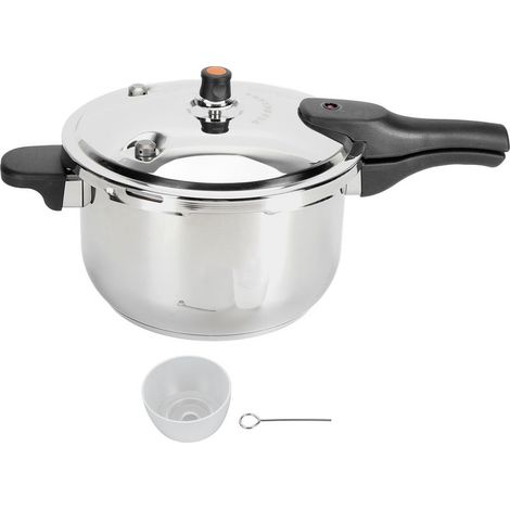 Autocuiseur électrique en acier inoxydable 304, 80 KPA, antidéflagrant, avec soupape de limitation de pression, pour cuisson rapide sur la cuisinière, 4 L, 20 cm (1/5)
