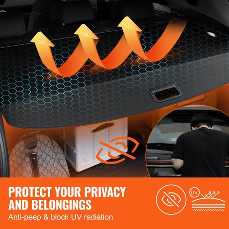 Cache-Bagages Rétractable Compatible avec Toyota RAV4 2019-2024 (1/5)
