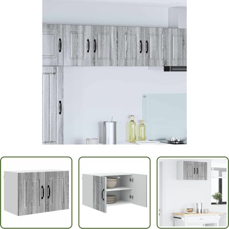 vidaXL Küchenregal -  Küchenschrank Graues Sonoma 60 x 31 x 40 cm Holzwerkstoff (1/5)