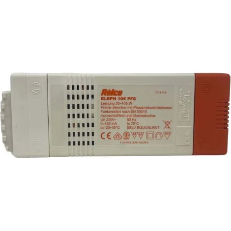 Transformator Relco eleph 105pfs rn1610 20-105W Phasenabschnitt (1/3)
