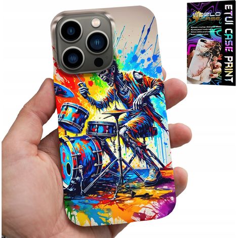 Custodia per iPhone 14 PRO MAX - cover scheletro con batteria rock (1/5)