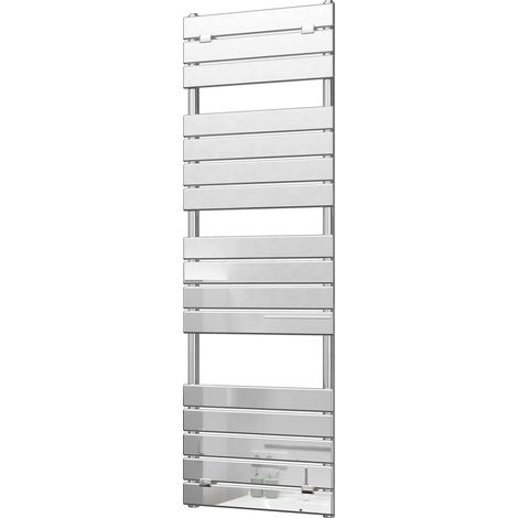 Egadi - Chrome Towel Radiator - H1512mm x W500mm - Straight (1/3)