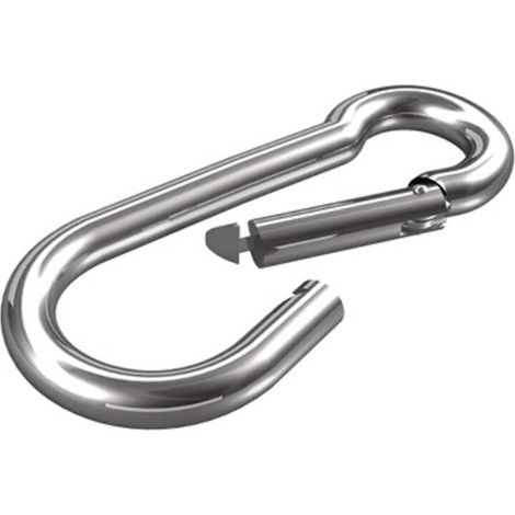 [NEUWERTIG] B-Ware dörner + helmer 4915084 Karabinerhaken Edelstahl A2 8 mm x 80 mm Haken Karabiner (1/2)