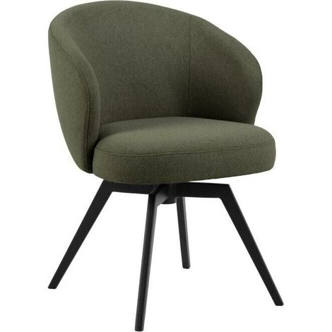 Silla Norsica 869, Verde, 80x59x60cm, Tapiz, Metálico