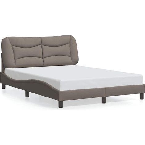 Maison Exclusive - Giroletto senza Materasso Hvar Tortora 140x200 cm in Tessuto (1/5)