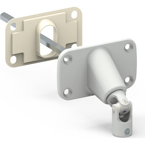 Slid'Up By Mantion – Sortie de caisson pour volet roulant 90° – Embase large 6P7 – Longueur 355 mm pour manivelle 12 mm – Adaptée aux caissons tunnel