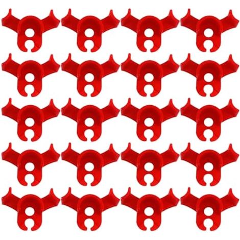 Lot de 30 pinces d'entraînement pour plantes - Pince cintreuse à 90 degrés - Clip de fixation en forme de branche - Treillis - Pinces de serrage pour plantes (1/5)