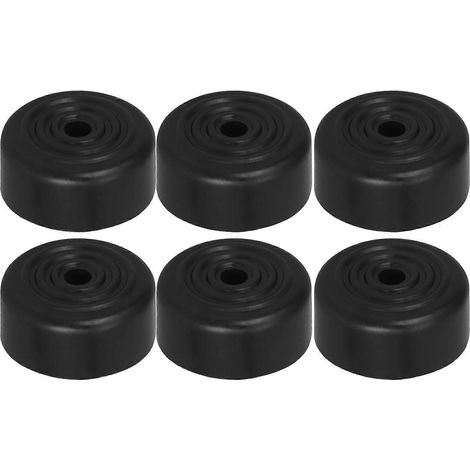 Patins de fixation pour meubles à 6 vis, patins antidérapants, protections de sol pour pieds de chaise, couvre-pieds de table, compatibles avec les meubles en bois. (1/5)