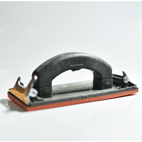 Ahlsen Handschleifer mit Griff Handschleifer Kleiner Handschleifer aus Holz, zum Schleifen der Konturen von Holz und Metall. --Schwarz