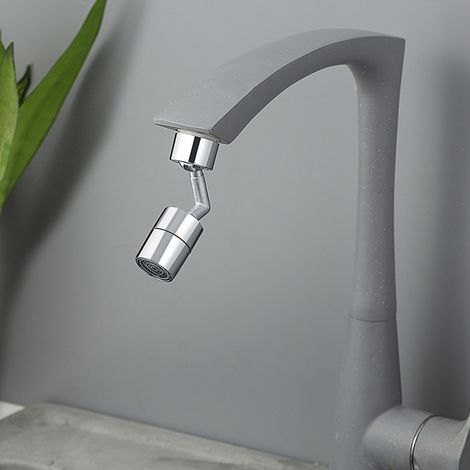 Rallonge de robinet pivotante universelle à 360 degrés, aérateur de robinet anti-éclaboussures entièrement en cuivre pour cuisine (1/5)