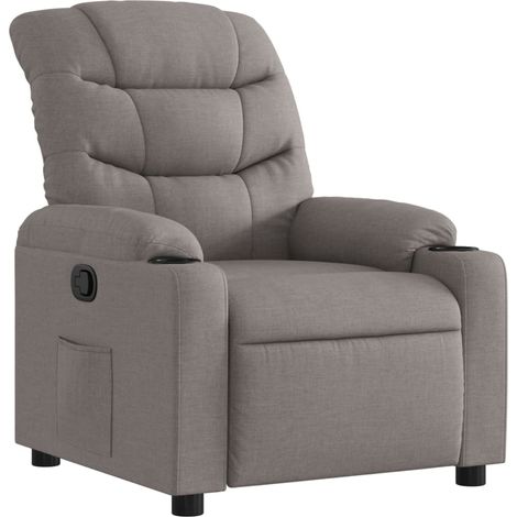 Maison Exclusive - Relaxsessel Taupe Stoff