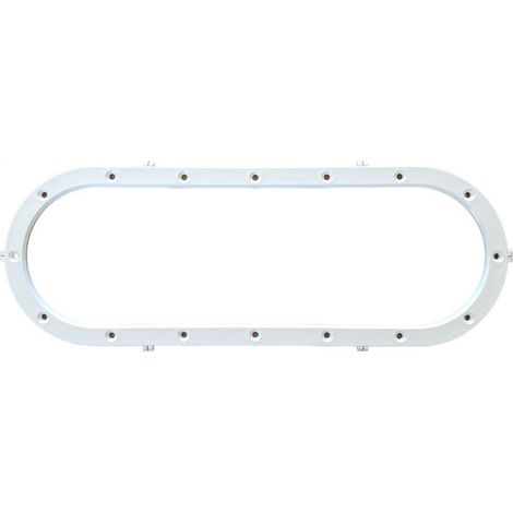 Bride pour skimmer de piscine Cofies Design - Blanc - SKDX222 - Hayward (1/3)