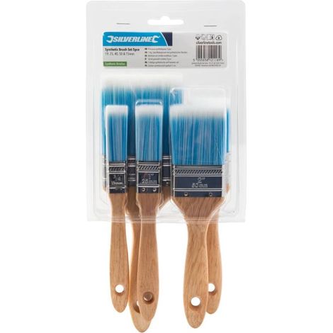 Silverline set 5 pennelli sintetici 25 38 e 50 mm Prezzo