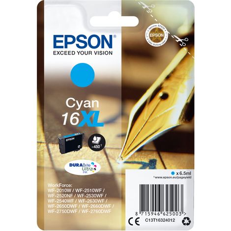Epson Pen and crossword Cartouche "Stylo à plume" 16XL - Encre DURABrite Ultra C (1/2)