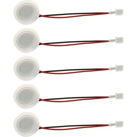 Cinq Disques Céramique 20mm 1.7MHz pour Brumisateur Ultrason avec Joints Étanchéité (1/4)