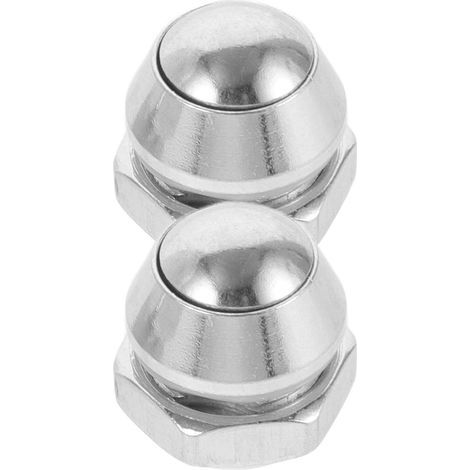 Set of 2 safety valves for pressure cooker, silver