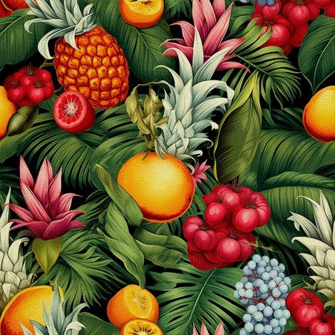 Tela decorativa para exteriores Oxford - Motivo frutal DX6447 (1/5)