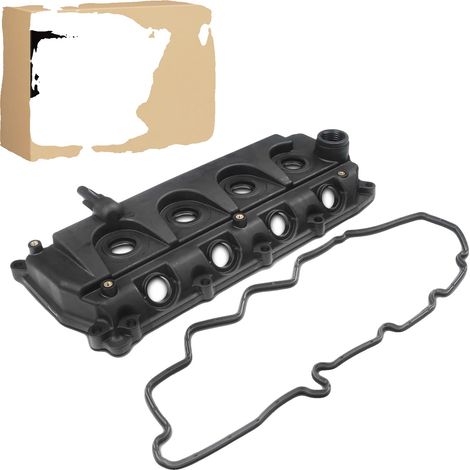 Tapa de válvulas, plástico, compatible con Nissan Navara D40, compatible con Pathfinder III R51, kit de juntas incluido, cantidad por paquete: 1 (1/5)