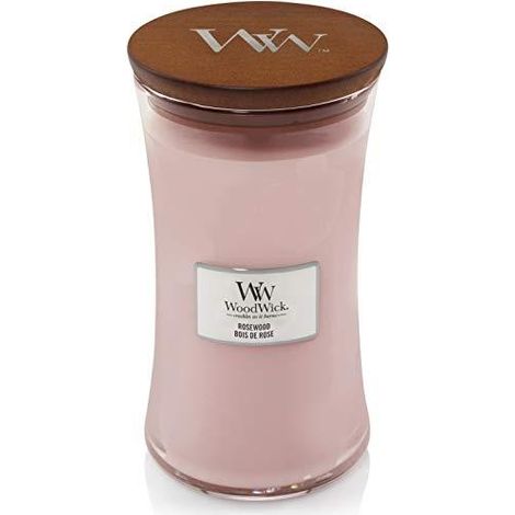 WoodWick Duftkerze Rose Holzdocht 110h