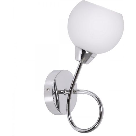 Lampada da parete UMBRIA INTERLUSA metallo, finitura cromo. (1/3)