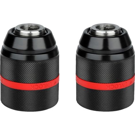 Mandrin de perçage 2 pièces, multi-usages sans clé M18, support 1/2-20UNF, adapté au mandrin auto-serrant 213 mm, perceuse à main (1/5)