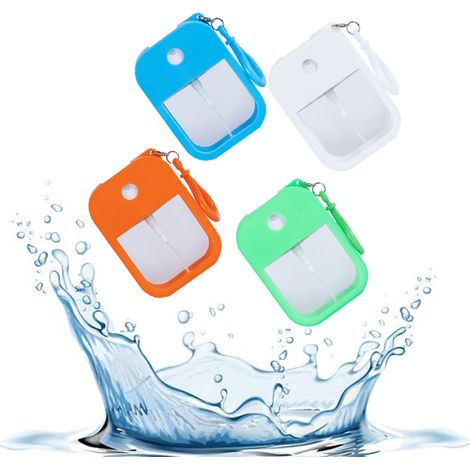 Flacon Vaporisateur - 38 ml - Format Carte Plat - Rechargeable - Pour Parfum Alcoolisé - Lot de 4 (1/5)