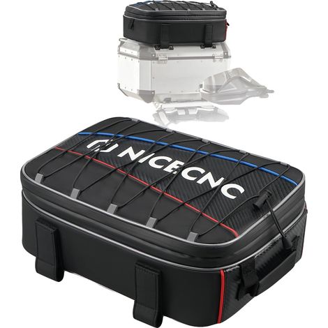 Coffre de moto, rangement extensible, design étanche, 1pc-Sac de boîte supérieure (1/2)