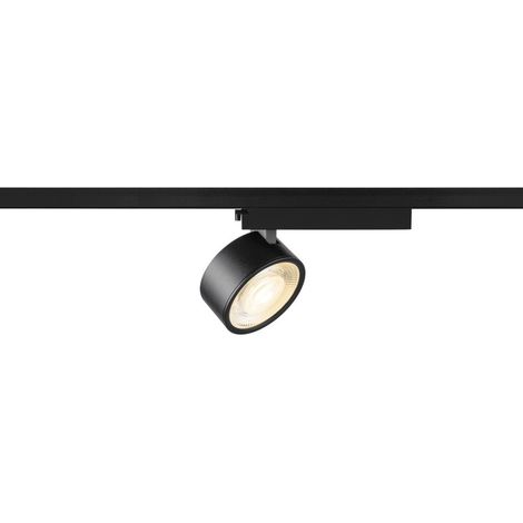 Spot ferroviaire Kalu 2.0 1 phase noire 2700K - 1010222
